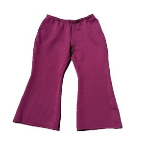 Nike Pants‎ Sportswear Tech Wide Leg Joggers Women's Fuchsia Textured